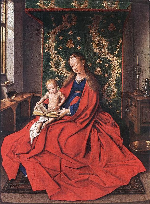 EYCK, Jan van Madonna with the Child Reading dfg France oil painting art